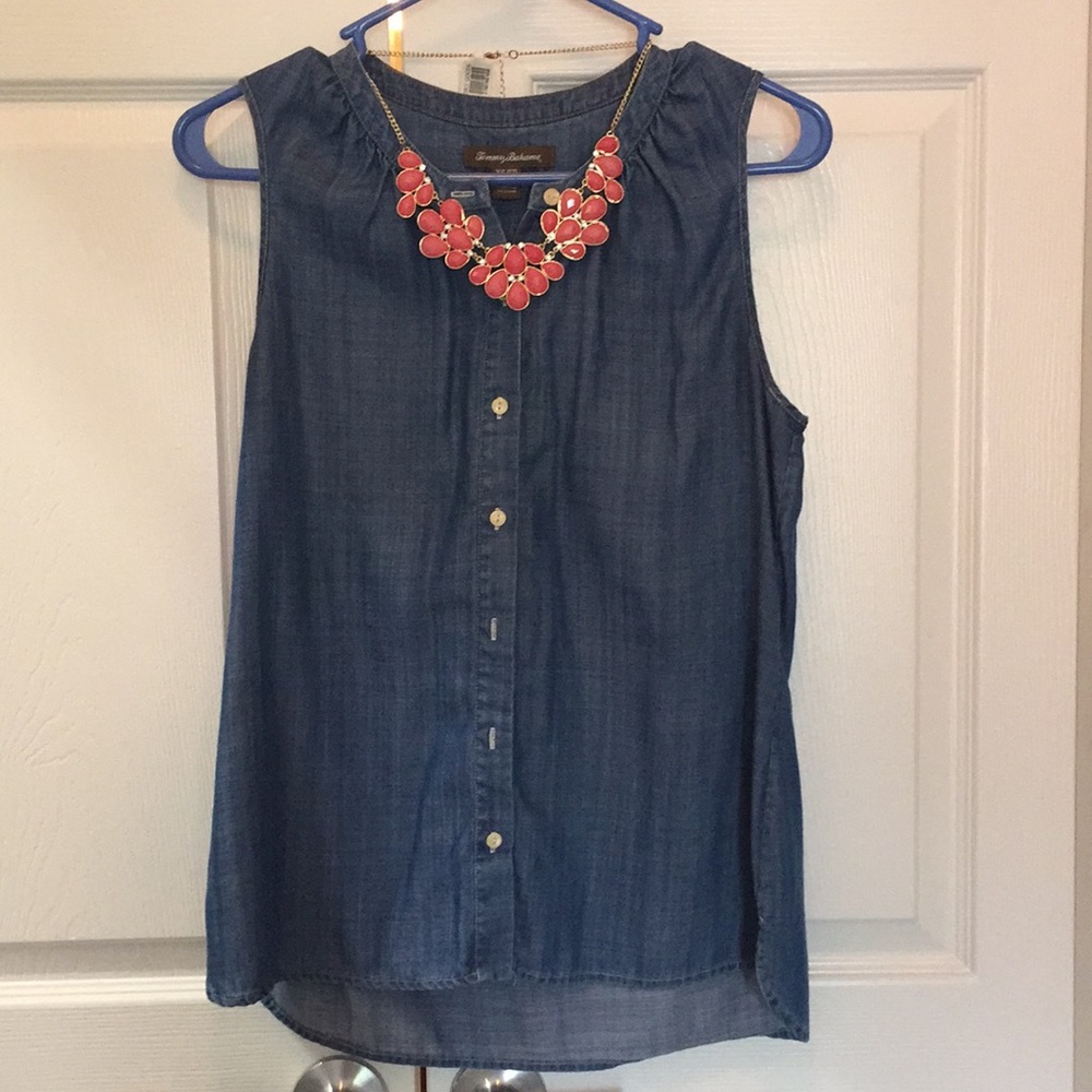 Tommy Bahama Chambray tank